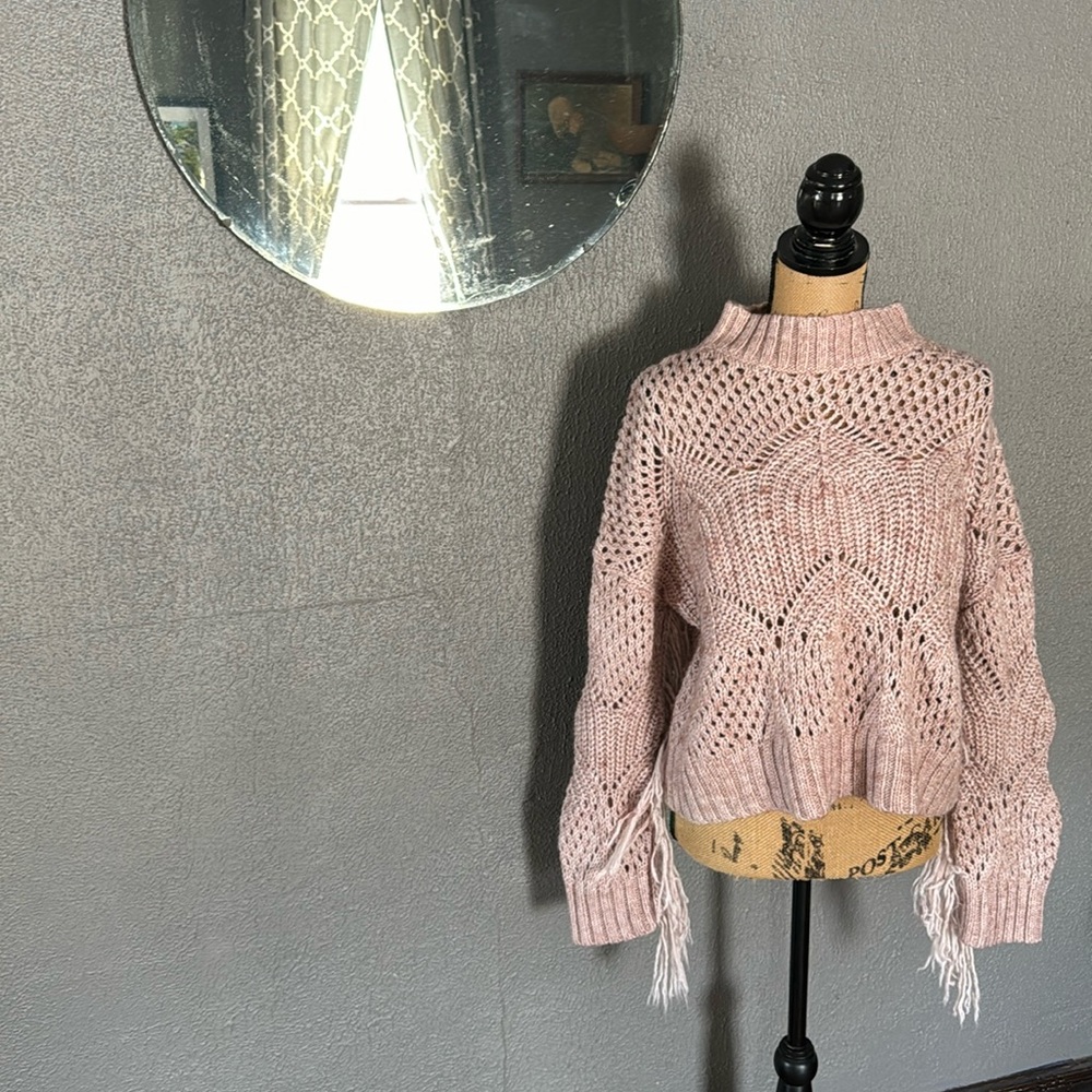 Fringe sweater
